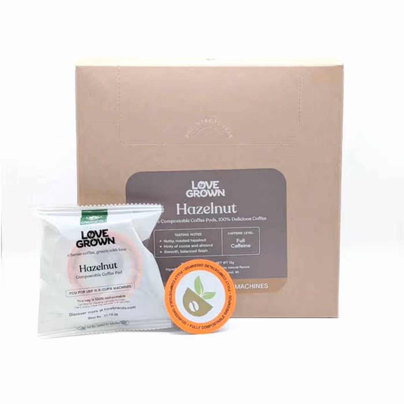 Hazelnut Compostable Coffee Pods
