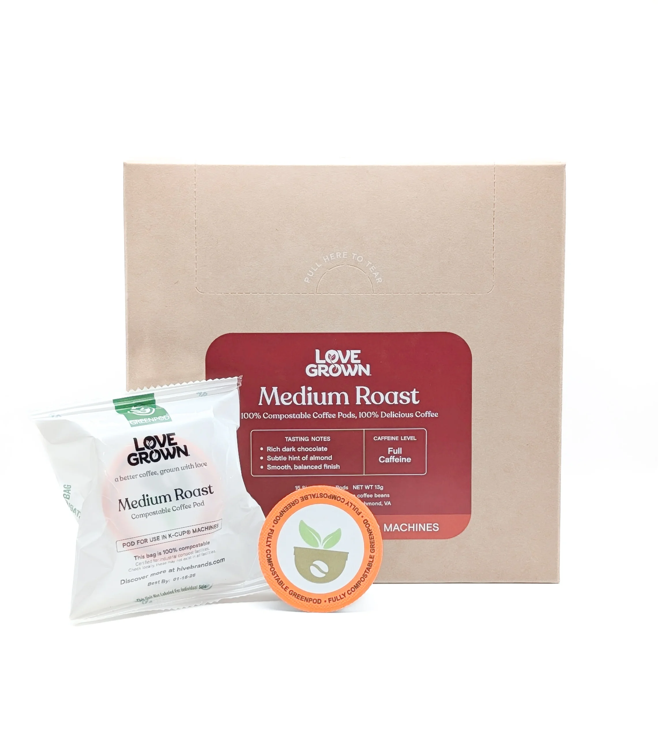 Medium Roast Compostable Coffee Pods