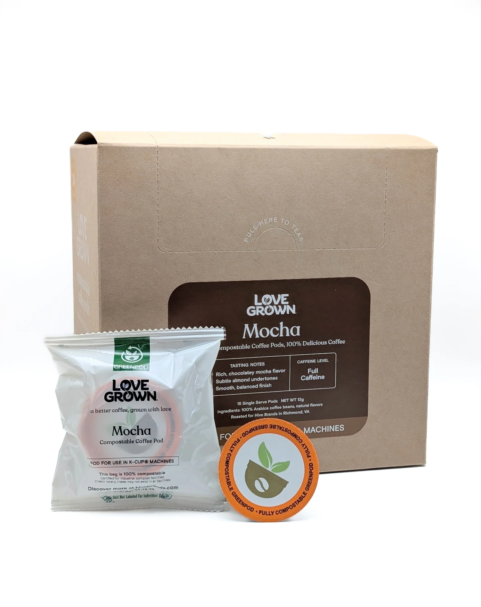Mocha Compostable Coffee Pods