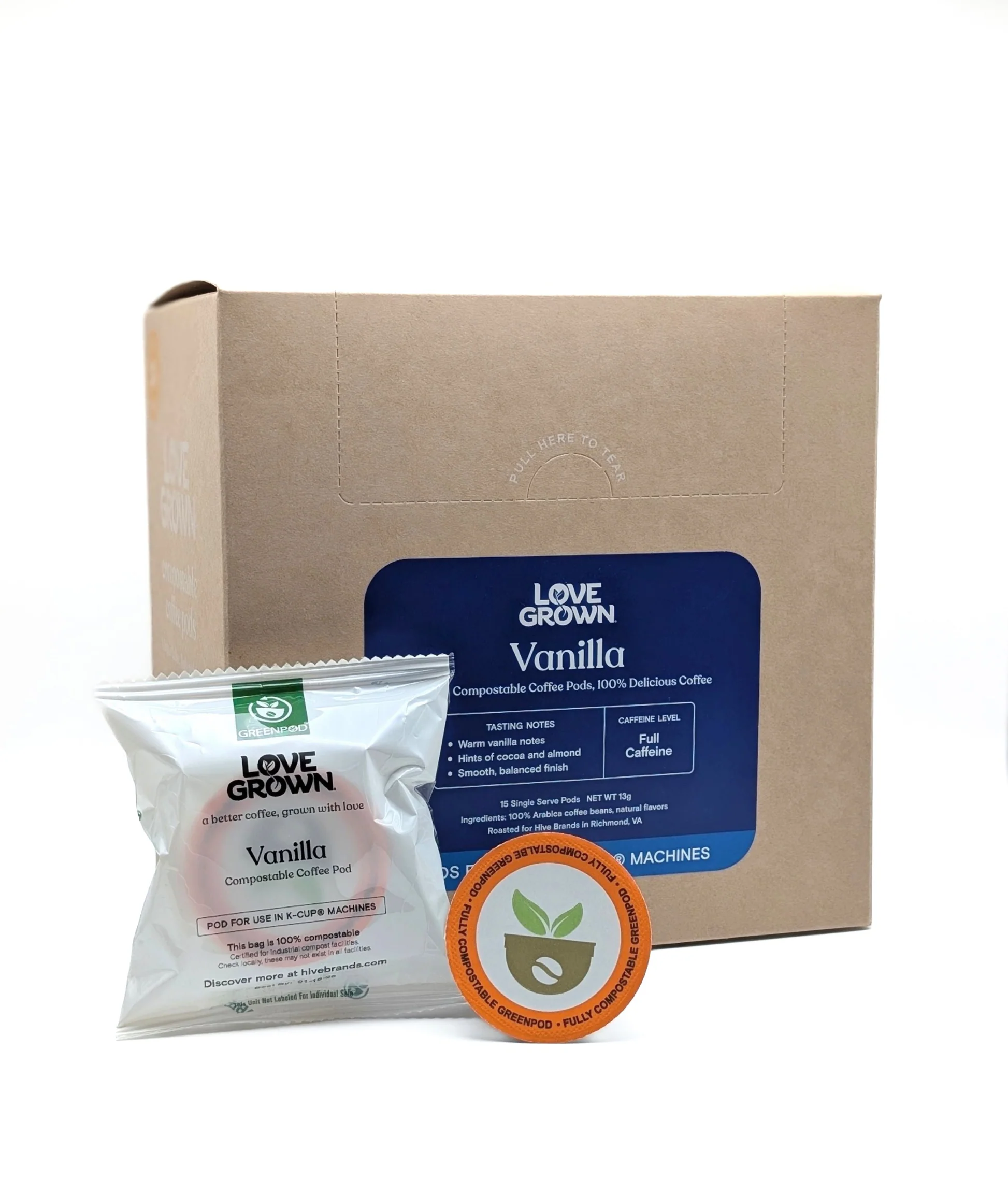 Vanilla Compostable Coffee Pods