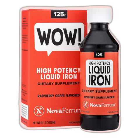 WOW – 125mg High Potency Liquid Iron