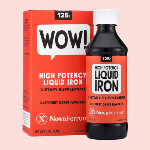 WOW – 125mg High Potency Liquid Iron