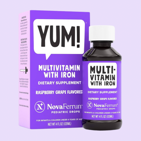 Yum Liquid Multivitamin with Iron 4oz.