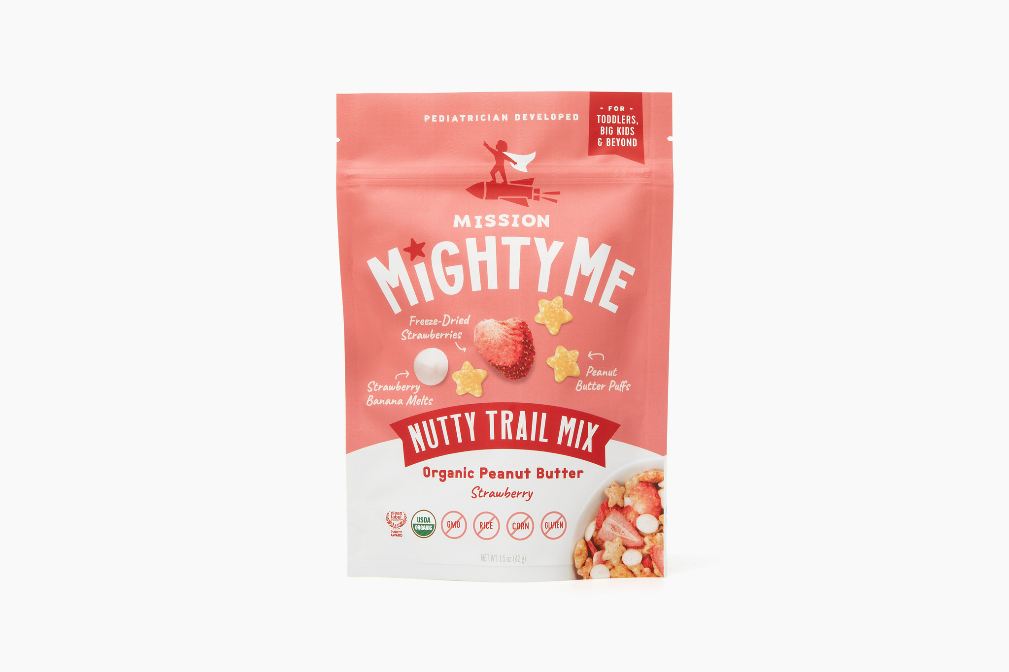 Nutty Trail Mix Organic Peanut Butter Strawberry