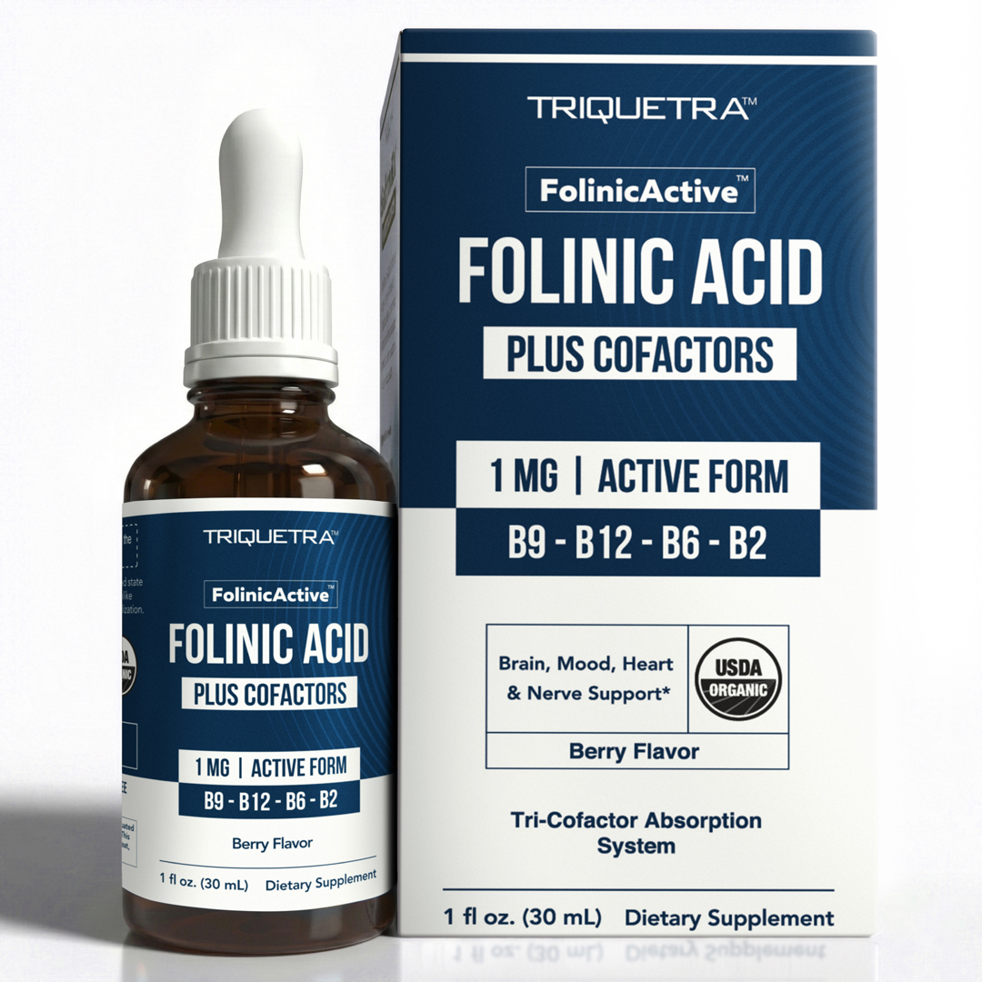 Organic FolinicActive 1 mg (1 oz) – Berry Flavor