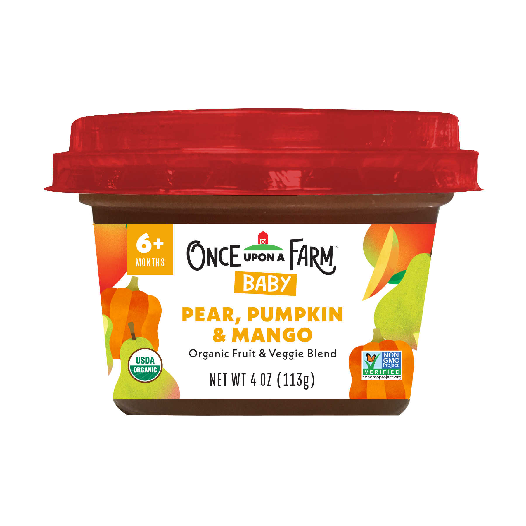 Organic Fruit & Veggie Blend Bowl Pear Pumpkin & Mango
