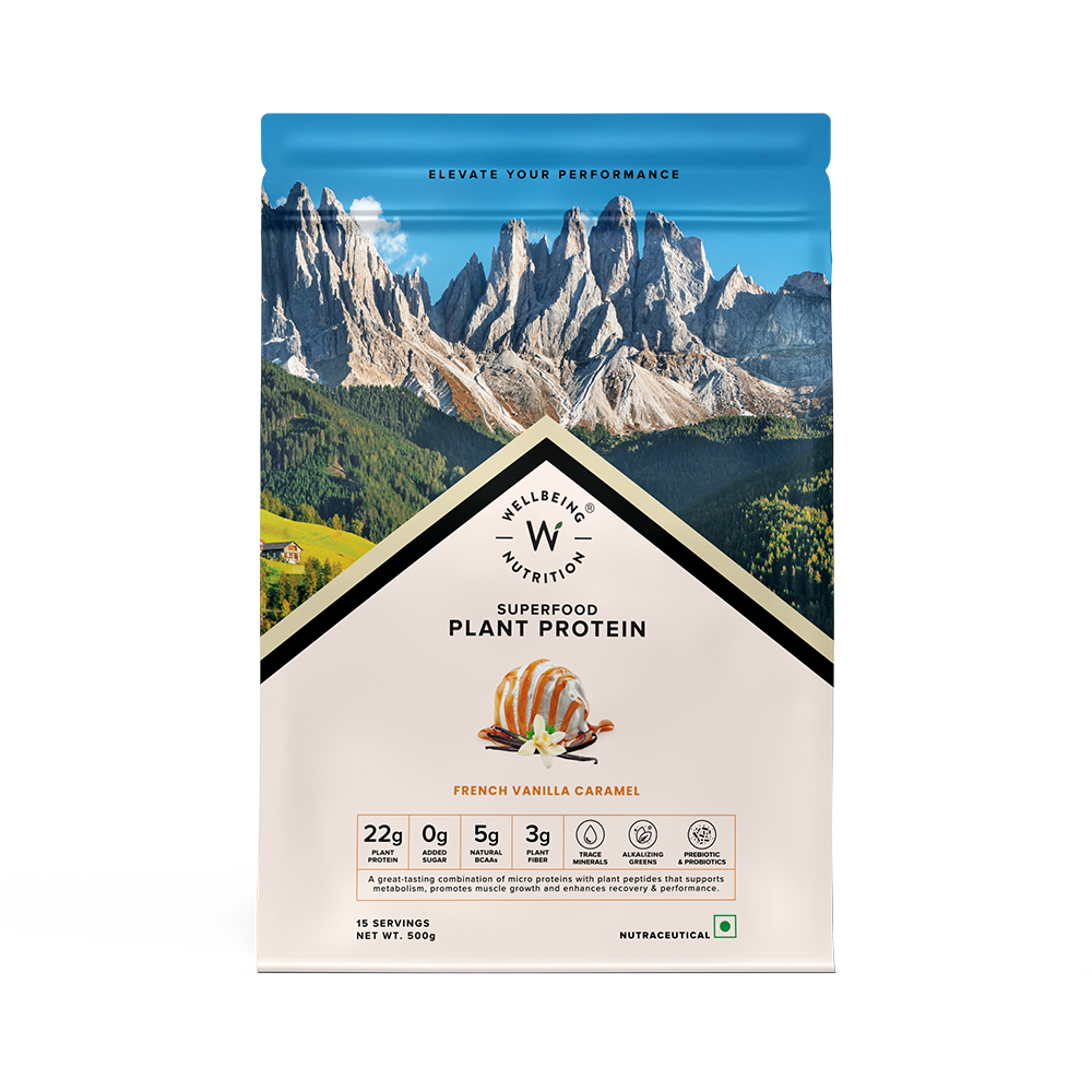 Superfood Plant Protein – French Vanilla Caramel