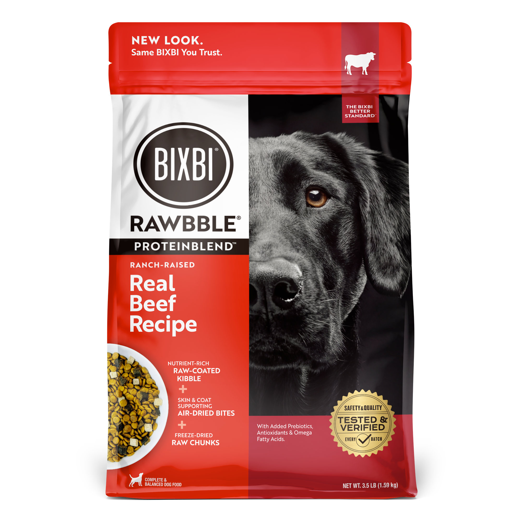 BIXBI® Protein Blend  Dry Food for Dogs – Beef Recipe, 3.5 lb