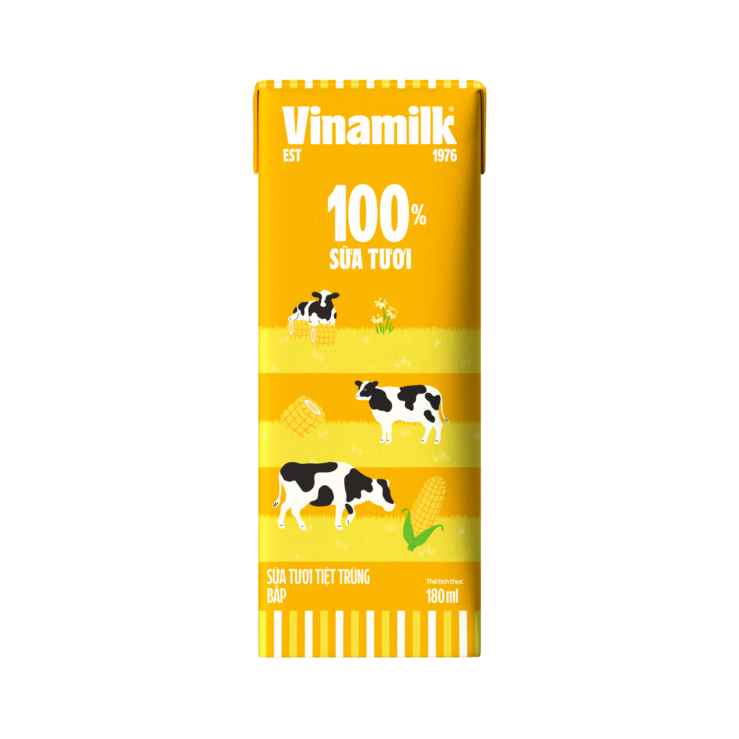 Vinamilk 100% Fresh Milk – UHT Fresh Milk – Corn
