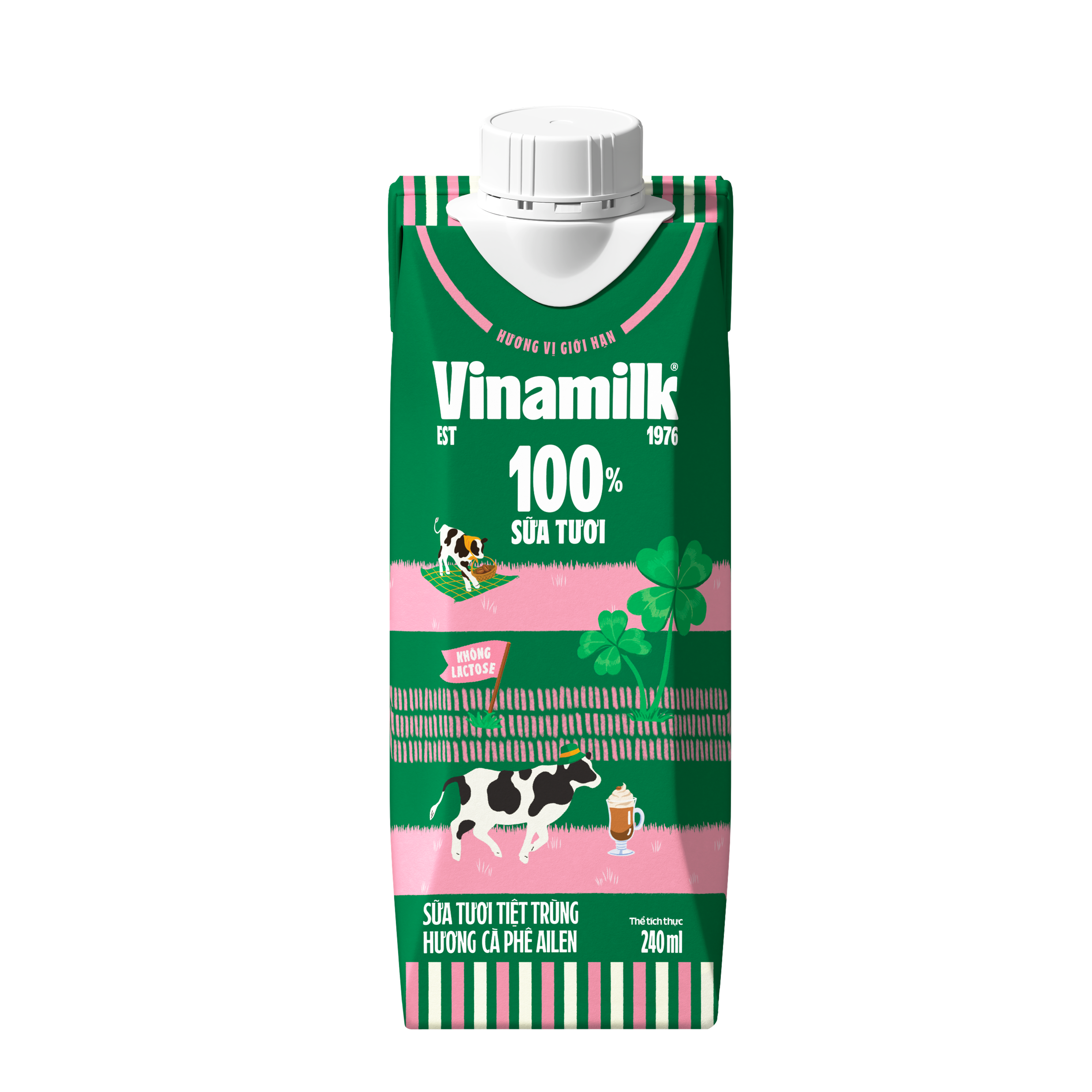 Vinamilk 100% Fresh Milk – UHT Fresh Milk – Irish Coffee Flavour