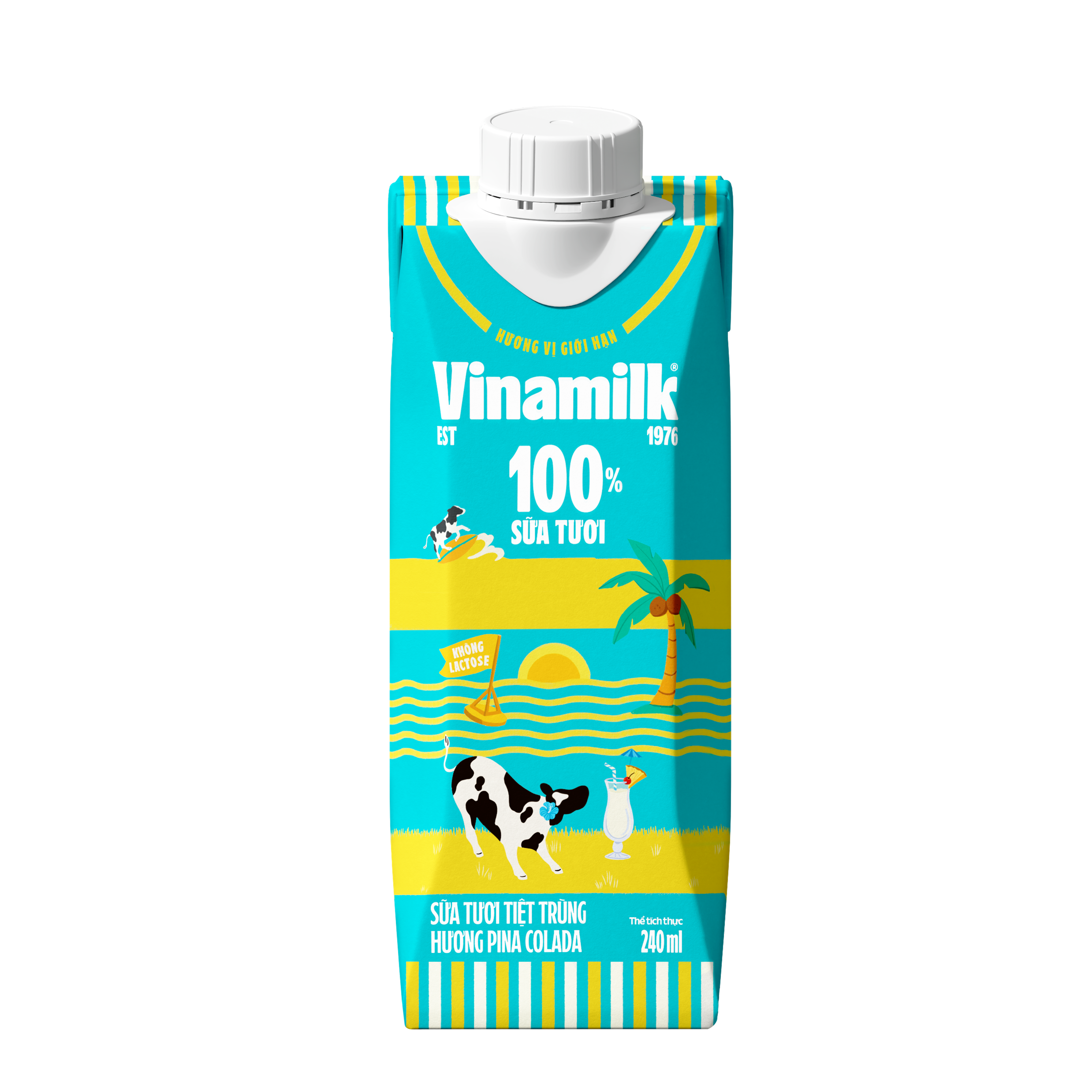 Vinamilk 100% Fresh Milk – UHT Fresh Milk – Pina Colada Flavour