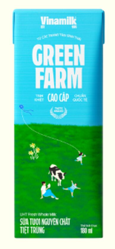 Vinamilk Green Farm UHT Fresh Whole Milk