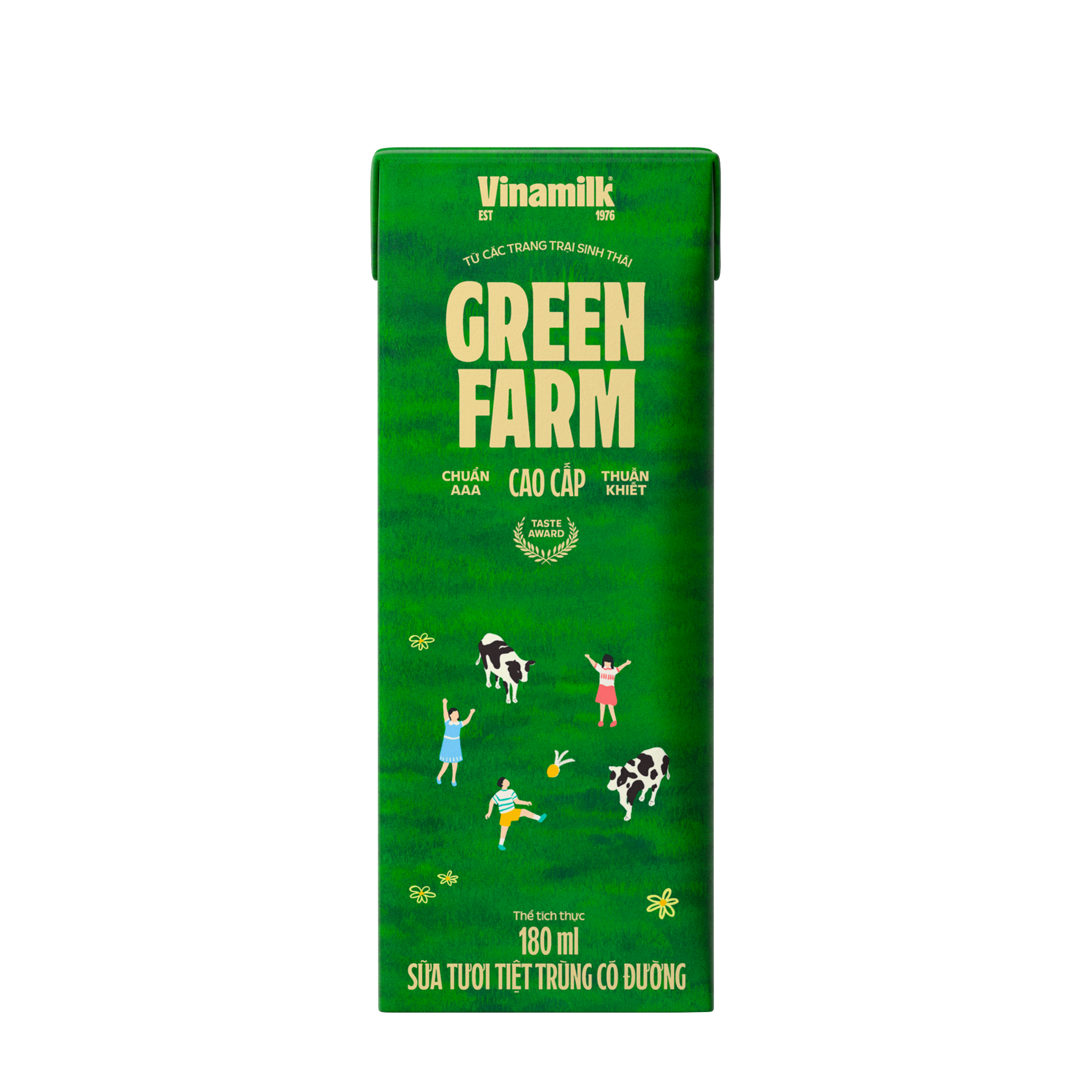 Vinamilk Green Farm – UHT Fresh Milk – Sweetened