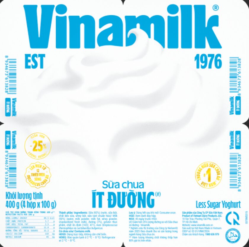 Vinamilk – Less Sugar Yoghurt