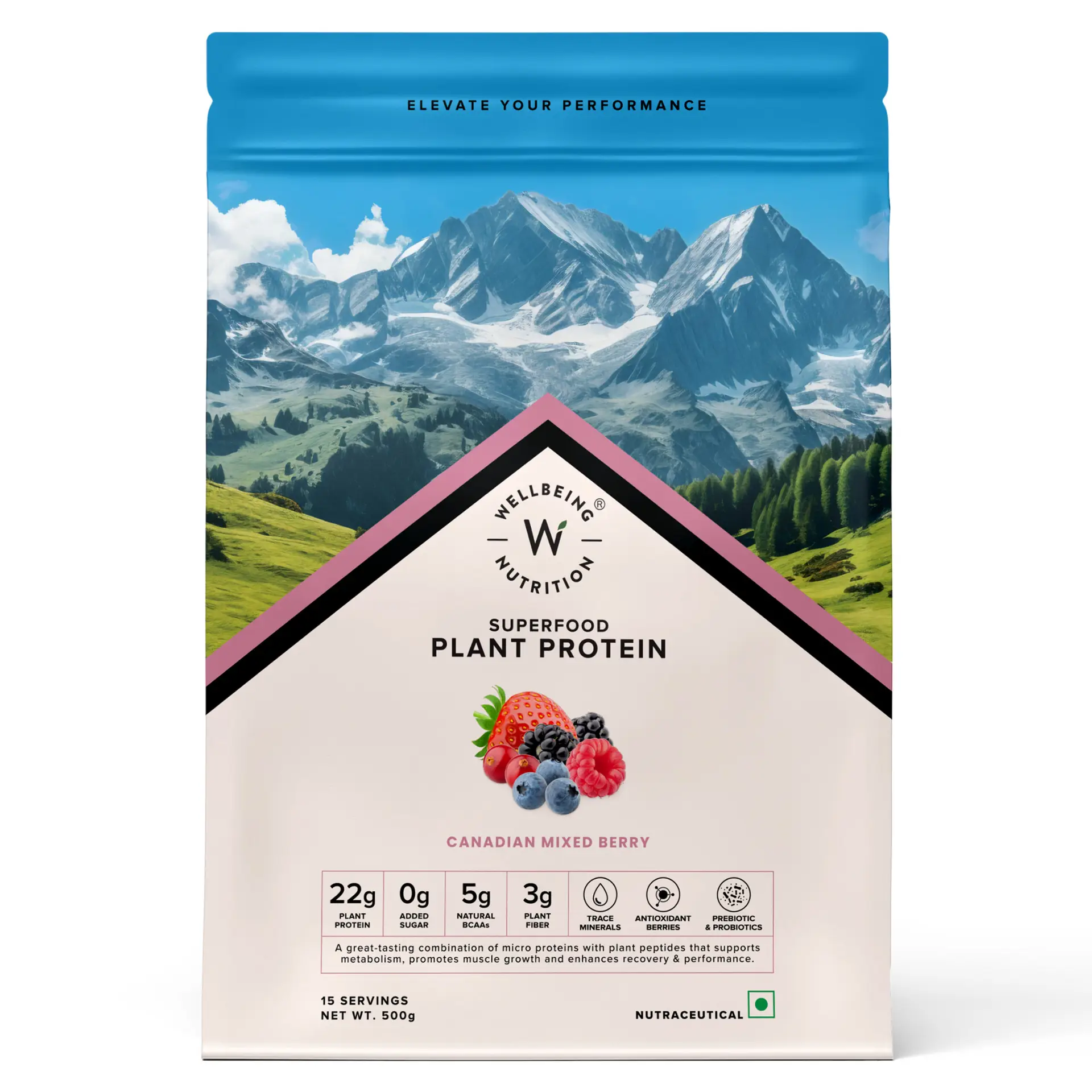 Superfood Plant Protein – Canadian Mixed Berry