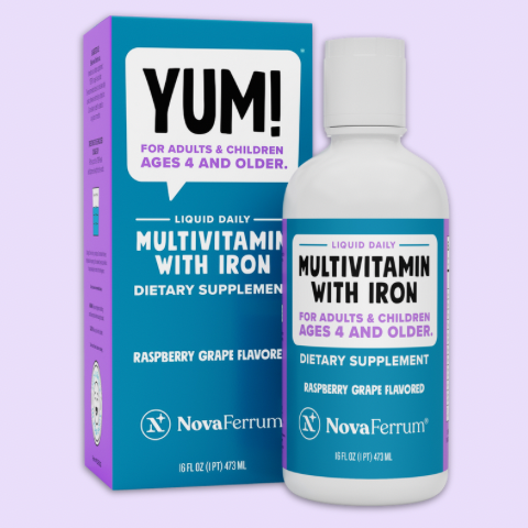 Yum Liquid Multivitamin with Iron 16oz