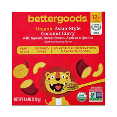 Bettergoods Organic Asian Coconut Curry With Squash, Sweet Potato, Apricot & Quinoa