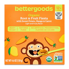 Bettergoods Organic Root & Fruit Fiesta With Sweet Potato, Mango & Carrot